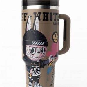 Stainless steel 1.2L vacuum insulated tumbler with lid and straw | keep your drink hot and cold both | for gym, college, school, office and all time travel mug