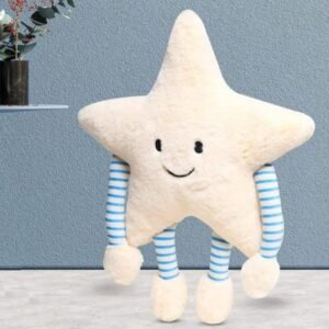 Star Soft Toy with Arms & Legs | Plush Hugging Pillow for Kids