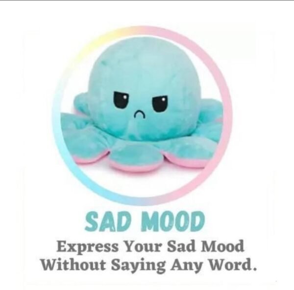 Double-Sided Flip Octopus Doll Soft Reversible Octopus Stuffed Animals Doll Cute Octopus Plush Toys | Sam's Toy World - Image 4