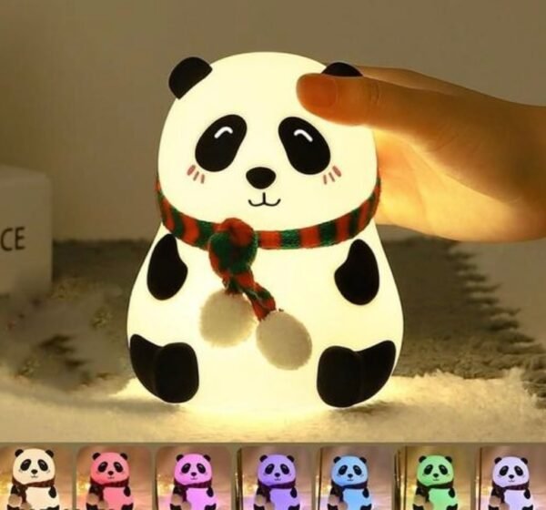 Pookie panda lamp🐼 Rechargable | Multi colour light - Image 3