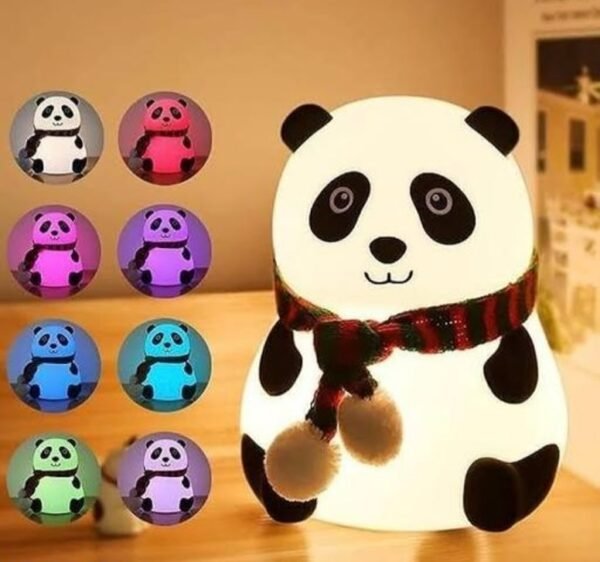 Pookie panda lamp🐼 Rechargable | Multi colour light - Image 2