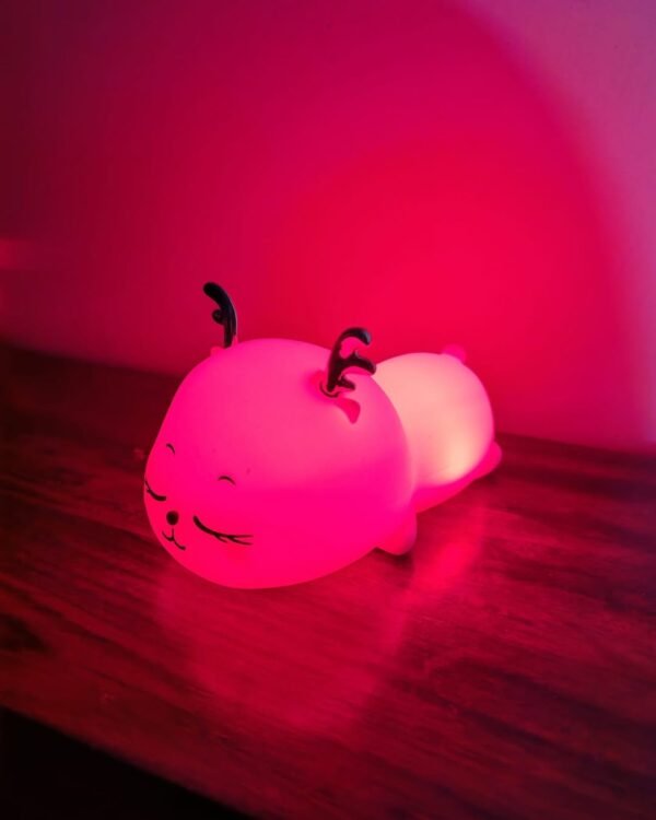 Lovely Fawn Night Lamp | Rechargeable | Multi-Colour Light