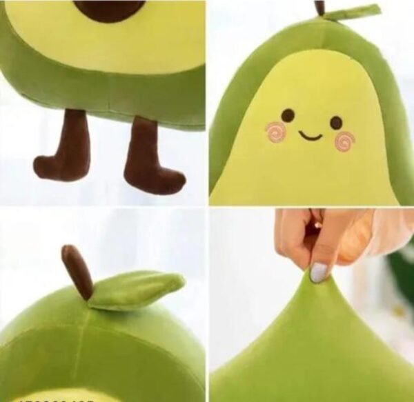 Cute Avocado Teddy Bear Plush Pillow, Lovable, Huggable toy | Birthday Gifts - Image 3