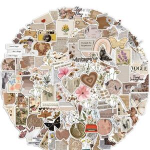 Mixed vintage retro stickers for laptops, phones, bottles doors etc..(pack of 50)