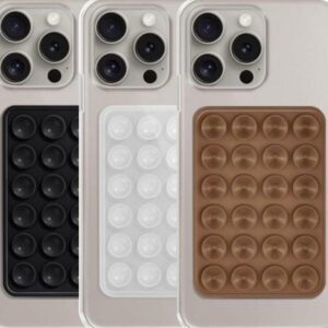 Premium mobile grip rubber suction sticky pad for phone case🤎