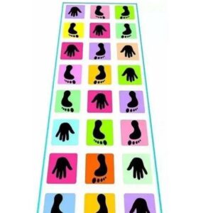 Hand and feet hopscotch game | fun to play | sheet