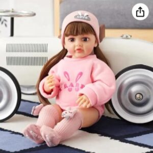 Realistic Sound With Sensor & Activities! Real Life Full Silicon Body Reborn Baby Girl Doll Toy