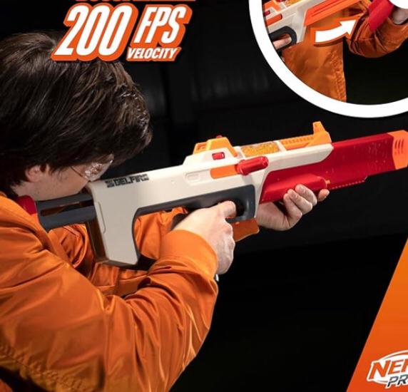 Nerf Pro Gelfire Ghost Bolt Action Blaster, Removable Boost Barrel, 5000 Gel Rounds, 100 Round Integrated Hopper, Eyewear, Ages 14 & Up - Image 3